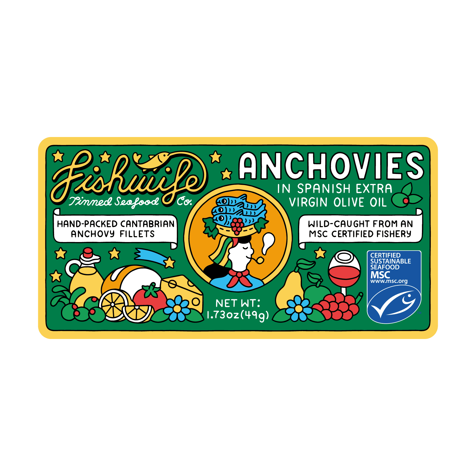 Fishwife Cantabrian Anchovies in Extra Virgin Olive Oil — Market at ThoroughFare