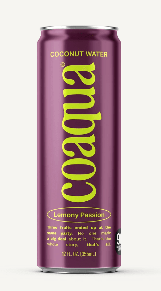 Coaqua Lemony Passion Coconut Water — Market at ThoroughFare