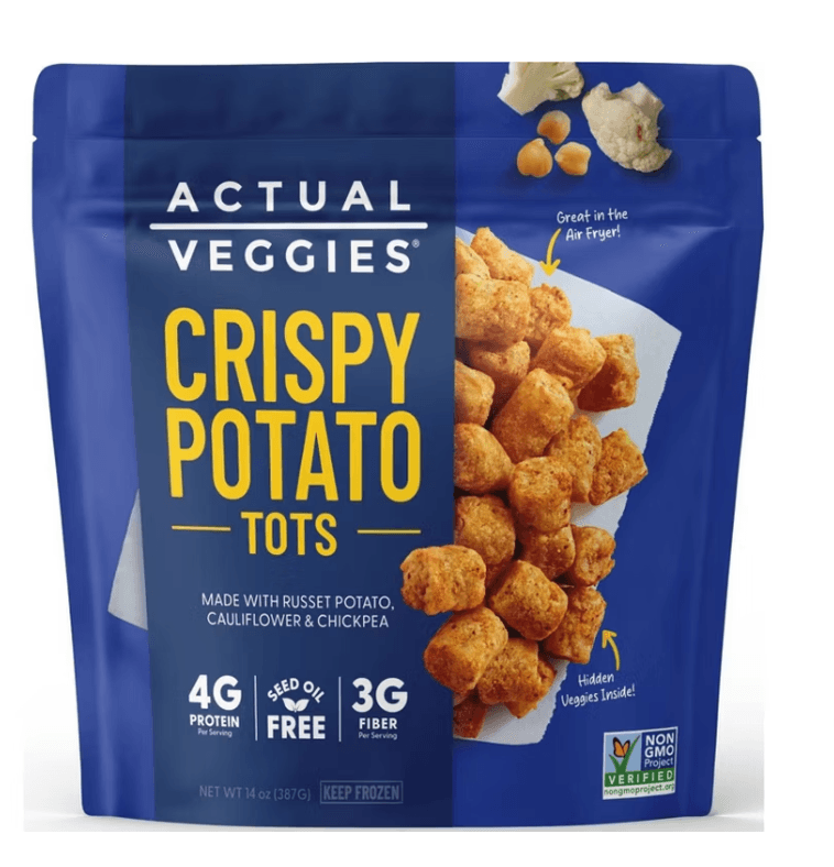 Actual Veggies Crispy Potato Tots — Market at ThoroughFare