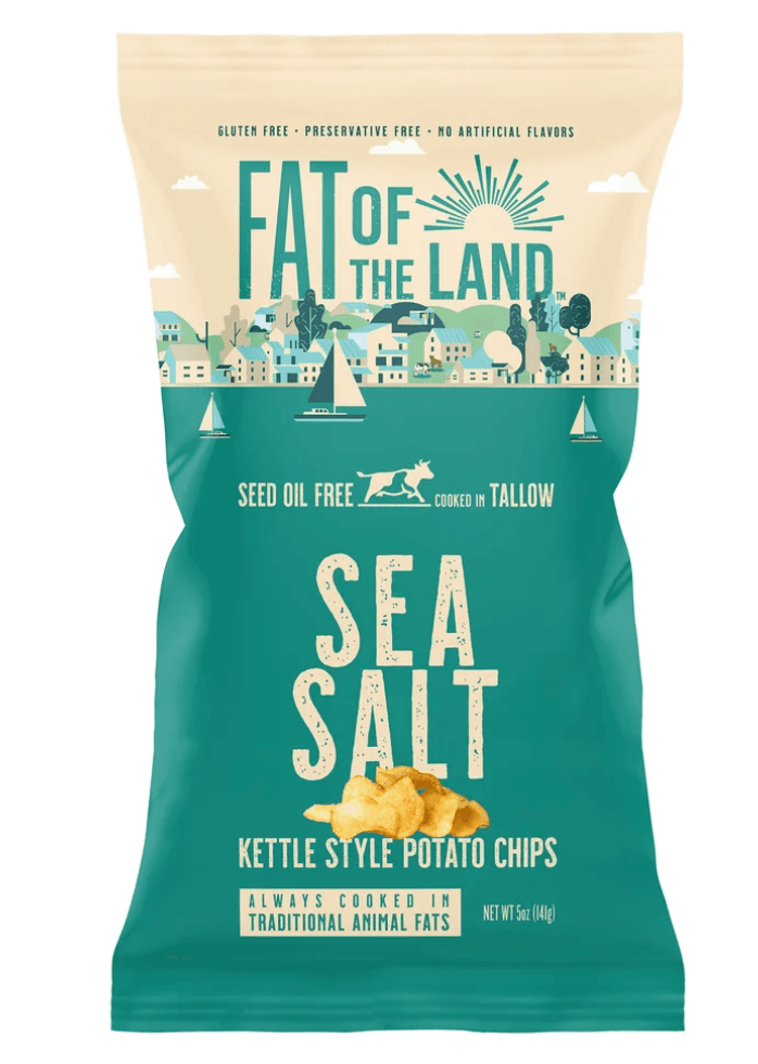 Fat of The Land Sea Salt Chips — Market at ThoroughFare