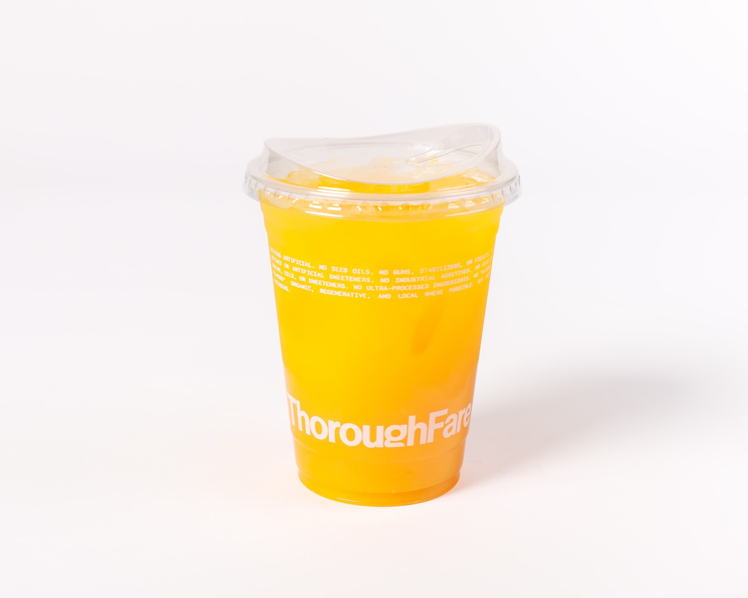 Fresh Squeezed Orange Juice — Drink Bar at ThoroughFare
