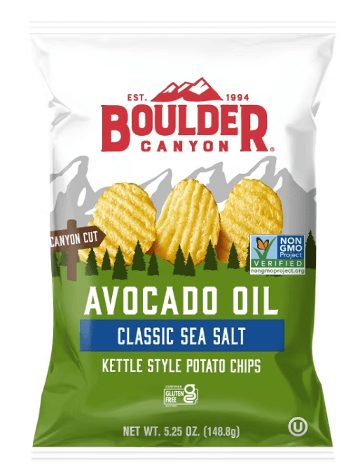 Boulder Canyon Cut Sea Salt Potato Chips, 1.5 oz — Market at ThoroughFare