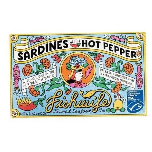 Fishwife Tinned Seafood Co Sardines with Hot Pepper — Market at ThoroughFare