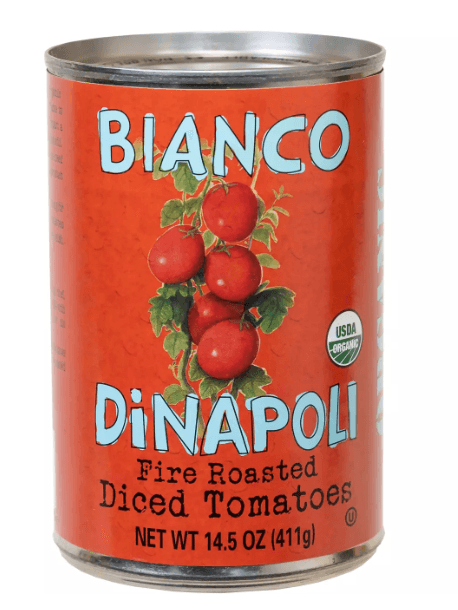 Bianco Dinapoli Fire Roasted Tomatoes Diced Can — Market at ThoroughFare