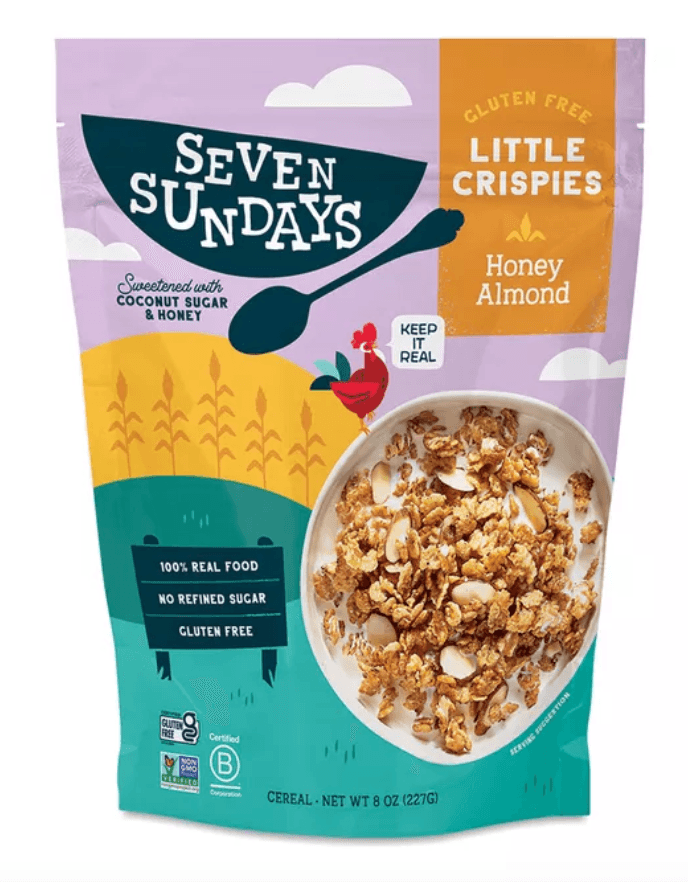 Seven Sundays Little Crispies Honey Almond Gluten Free Breakfast Cereal — Market at ThoroughFare