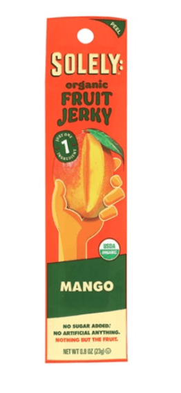 Solely Organic Mango Fruit Jerky — Market at ThoroughFare